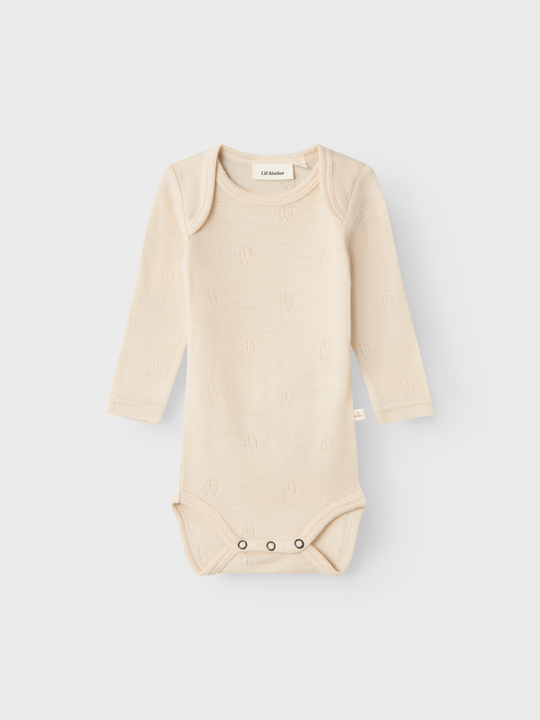 Lil' Atelier Baby NIMO LS WO/MO BODY - Sandshell