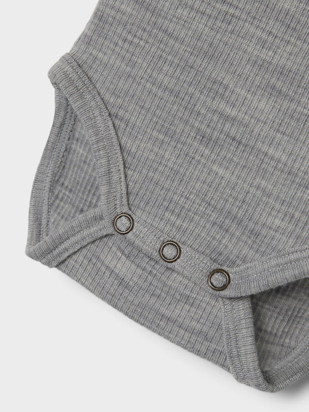 Lil' Atelier Baby FABLE LS WOOL BODY - Grey Melange