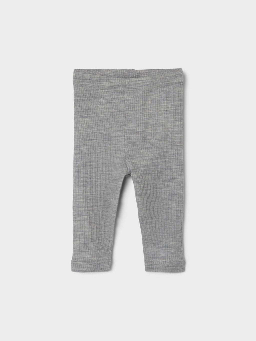 Lil' Atelier Baby FABLE WOOL LEGGINGS - Grey Melange