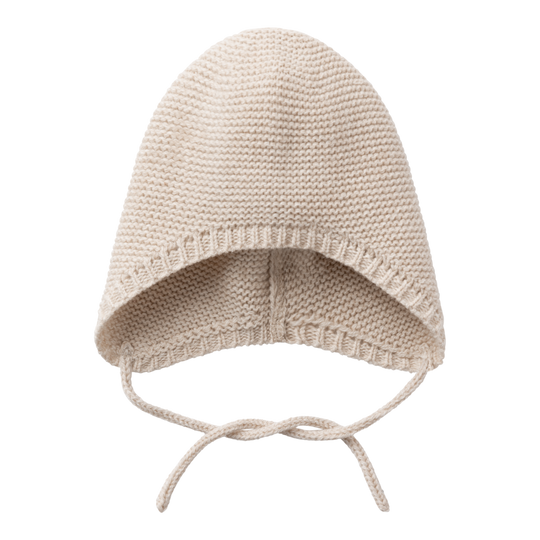 Lil' Atelier BABY GENE MIO KNIT HAT - Sandshell MELANGE