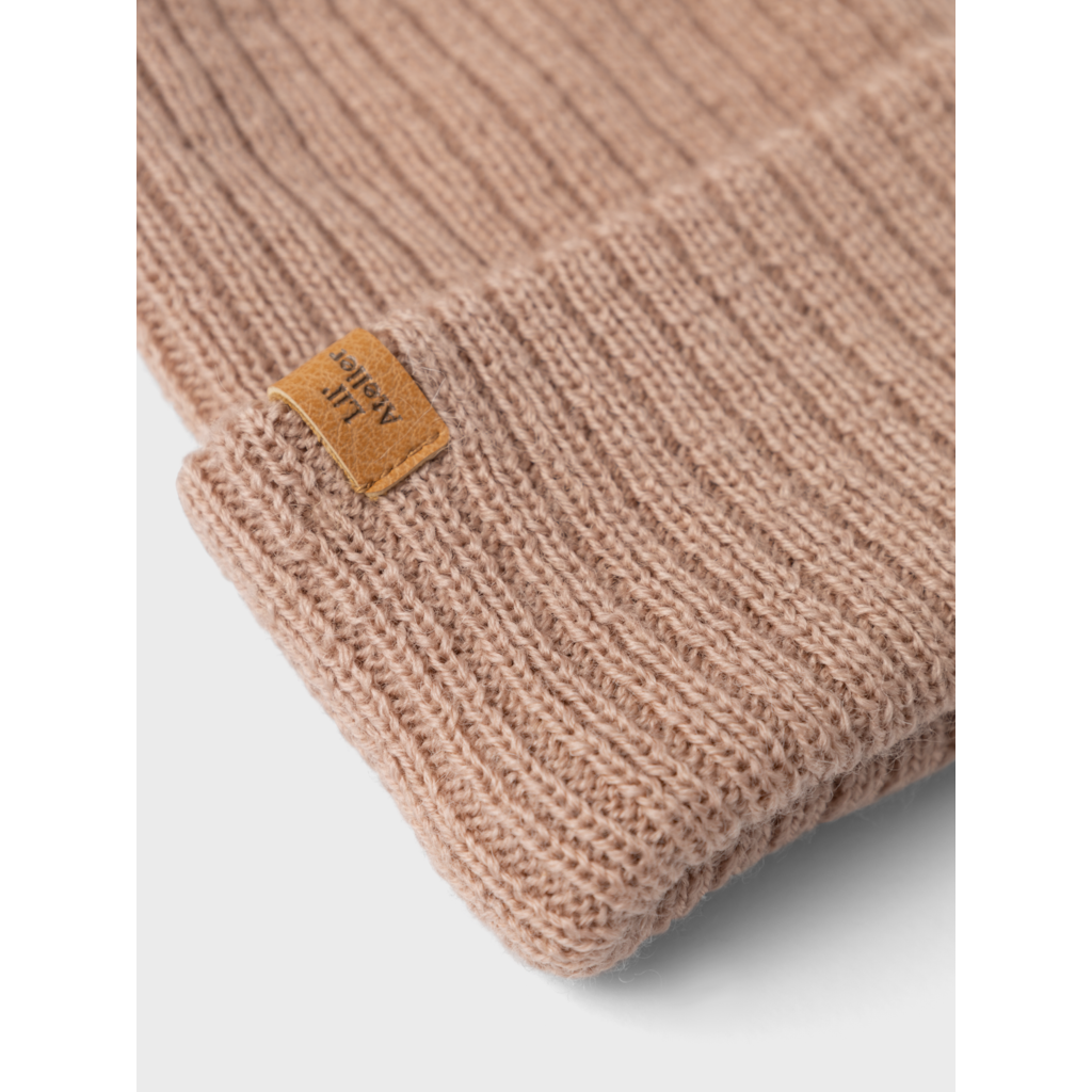 Lil' Atelier Mini NANSON KNIT HAT 1 - Rugby Tan