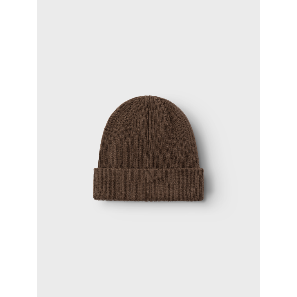 Lil' Atelier Mini NANSON KNIT HAT 1 - Dark Earth