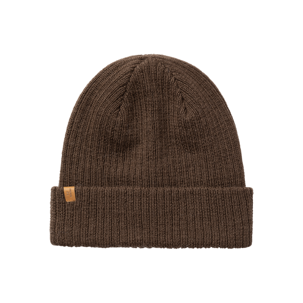 Lil' Atelier Mini NANSON KNIT HAT 1 - Dark Earth