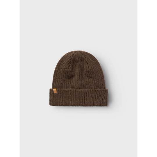 Lil' Atelier Mini NANSON KNIT HAT 1 - Dark Earth