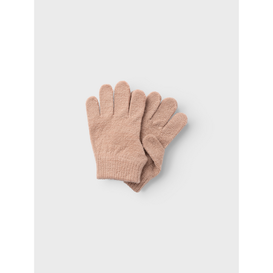 Lil' Atelier Mini NANSON KNIT GLOVES 1 - Rugby Tan