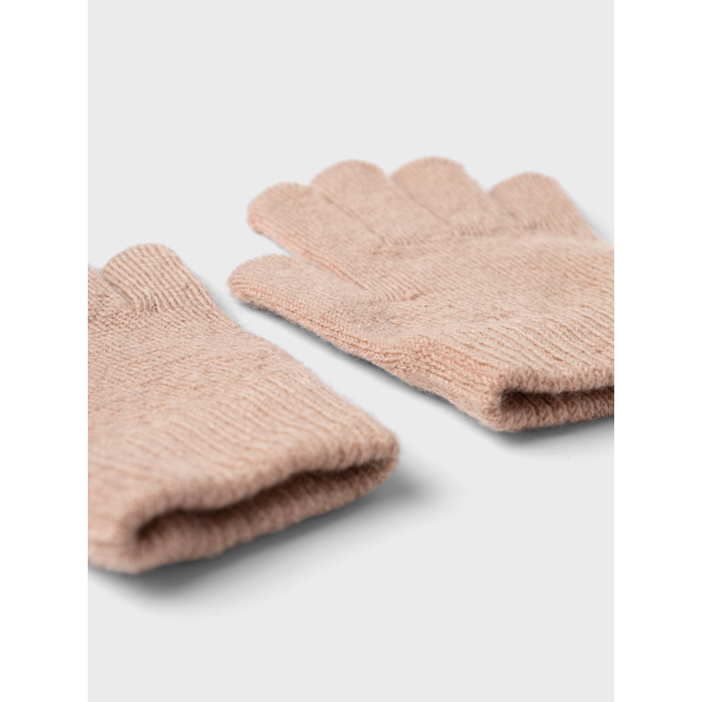 Lil' Atelier Mini NANSON KNIT GLOVES 1 - Rugby Tan