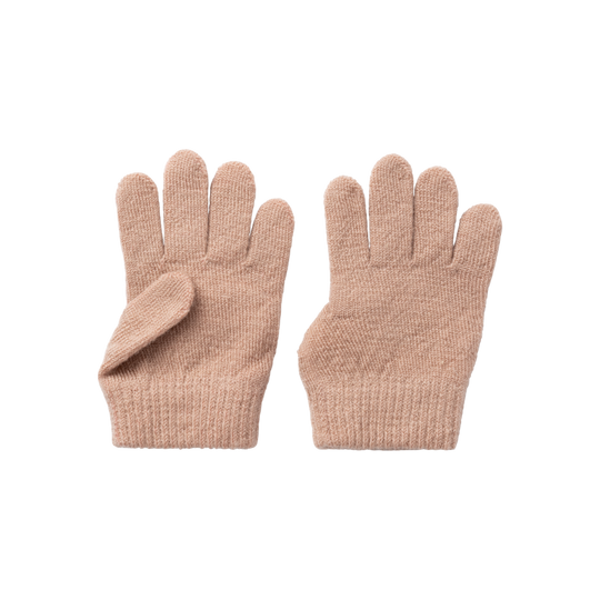 Lil' Atelier Mini NANSON KNIT GLOVES 1 - Rugby Tan