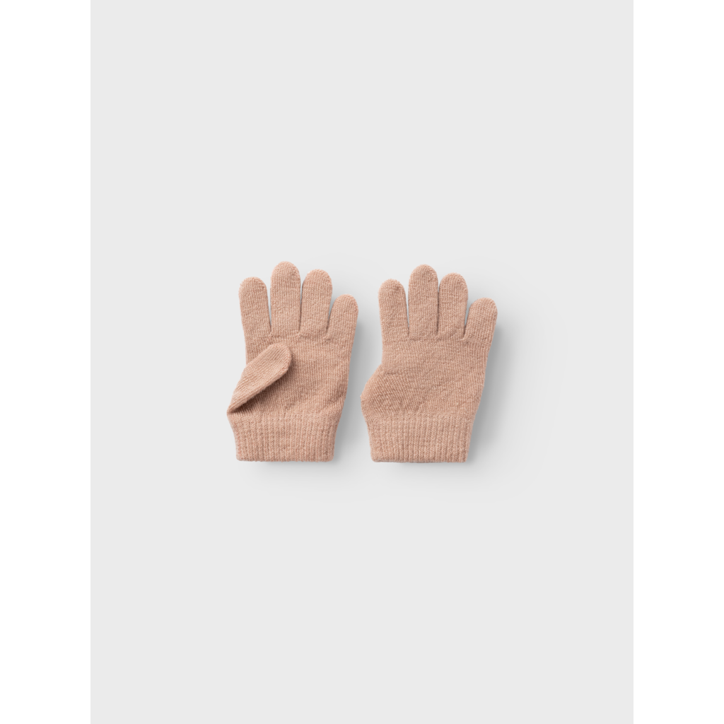 Lil' Atelier Mini NANSON KNIT GLOVES 1 - Rugby Tan