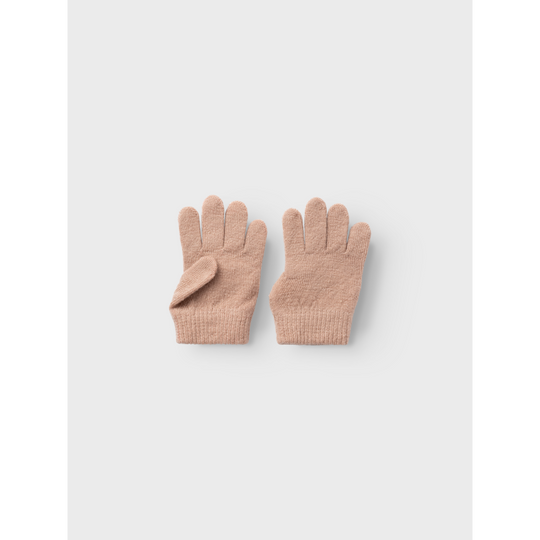 Lil' Atelier Mini NANSON KNIT GLOVES 1 - Rugby Tan