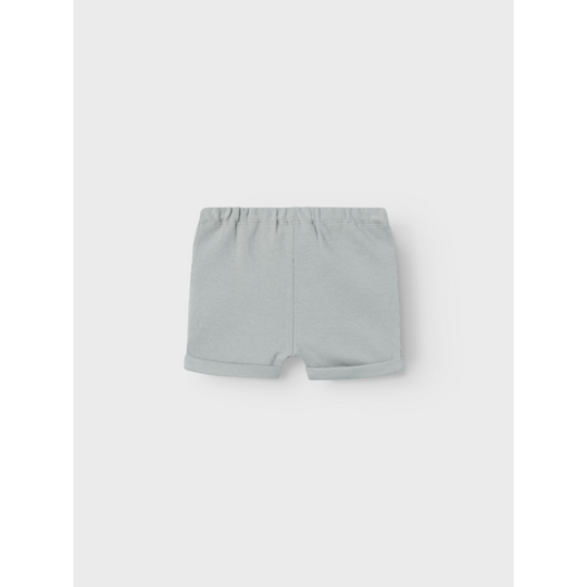 Lil' Atelier Baby HALLI SHORTS - LIMESTONE - Torgunns Barneklær AS