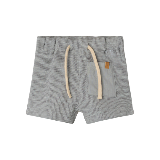 Lil' Atelier Baby HONJO SHORTS - LIMESTONE - Torgunns Barneklær AS