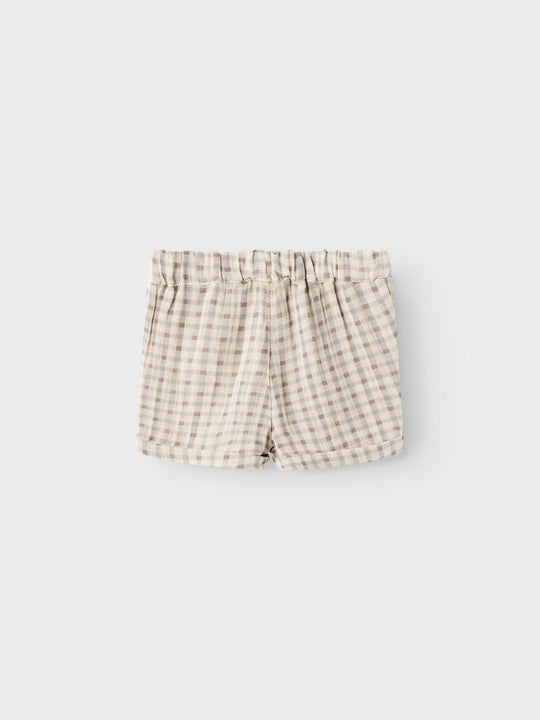 Lil' Atelier Mini JOEY LOOSE SHORTS - Bleached Sand - Torgunns Barneklær AS