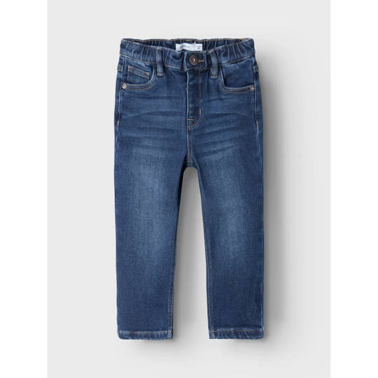 name it mini SILAS TAPERED JEANS - DARK BLUE DENIM