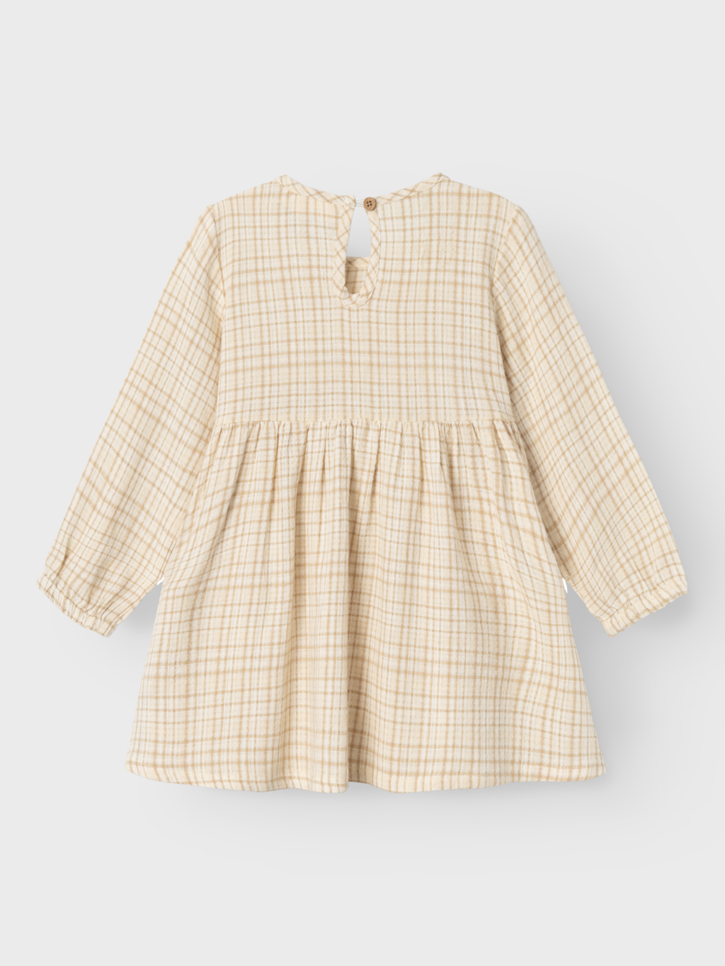 Lil' Atelier Mini KALEY LS LOOSE DRESS - Lemon Icing