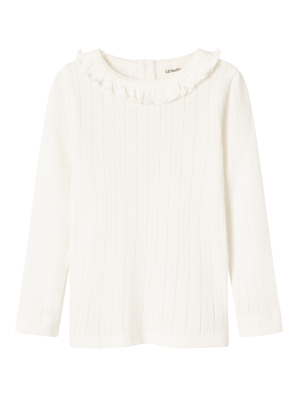 Lil' Atelier Mini RACHEL NIS LS SLIM TOP NOOS - Coconut Milk