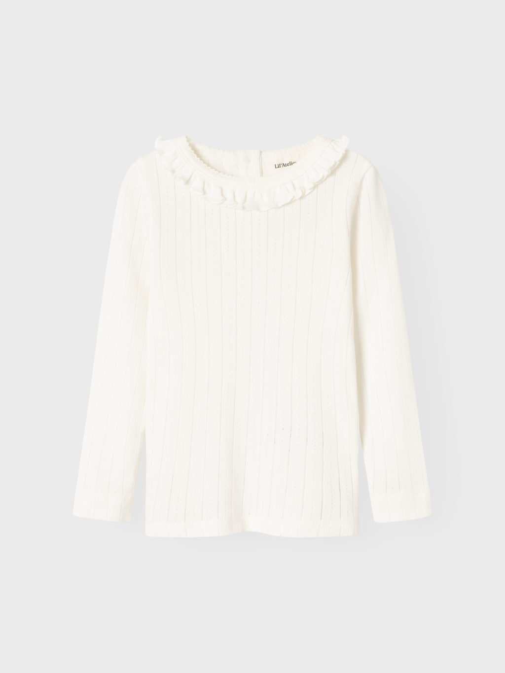 Lil' Atelier Mini RACHEL NIS LS SLIM TOP NOOS - Coconut Milk