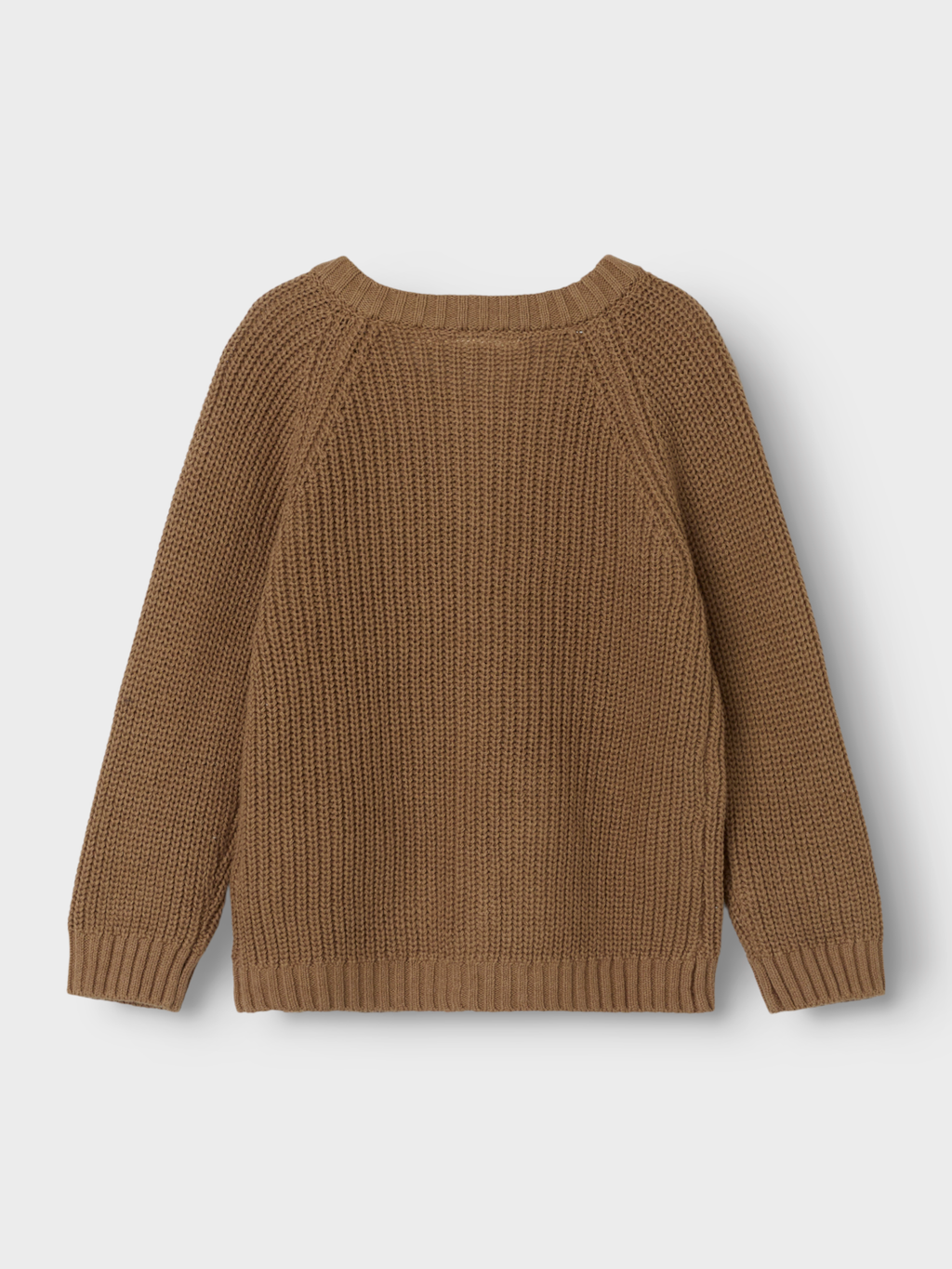 Lil' Atelier MINI EMLEN LIN LS KNIT NOOS - Sepia Tint