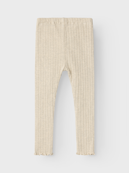 Lil' Atelier Mini NIVA SLIM LEGGING - Bleached Sand