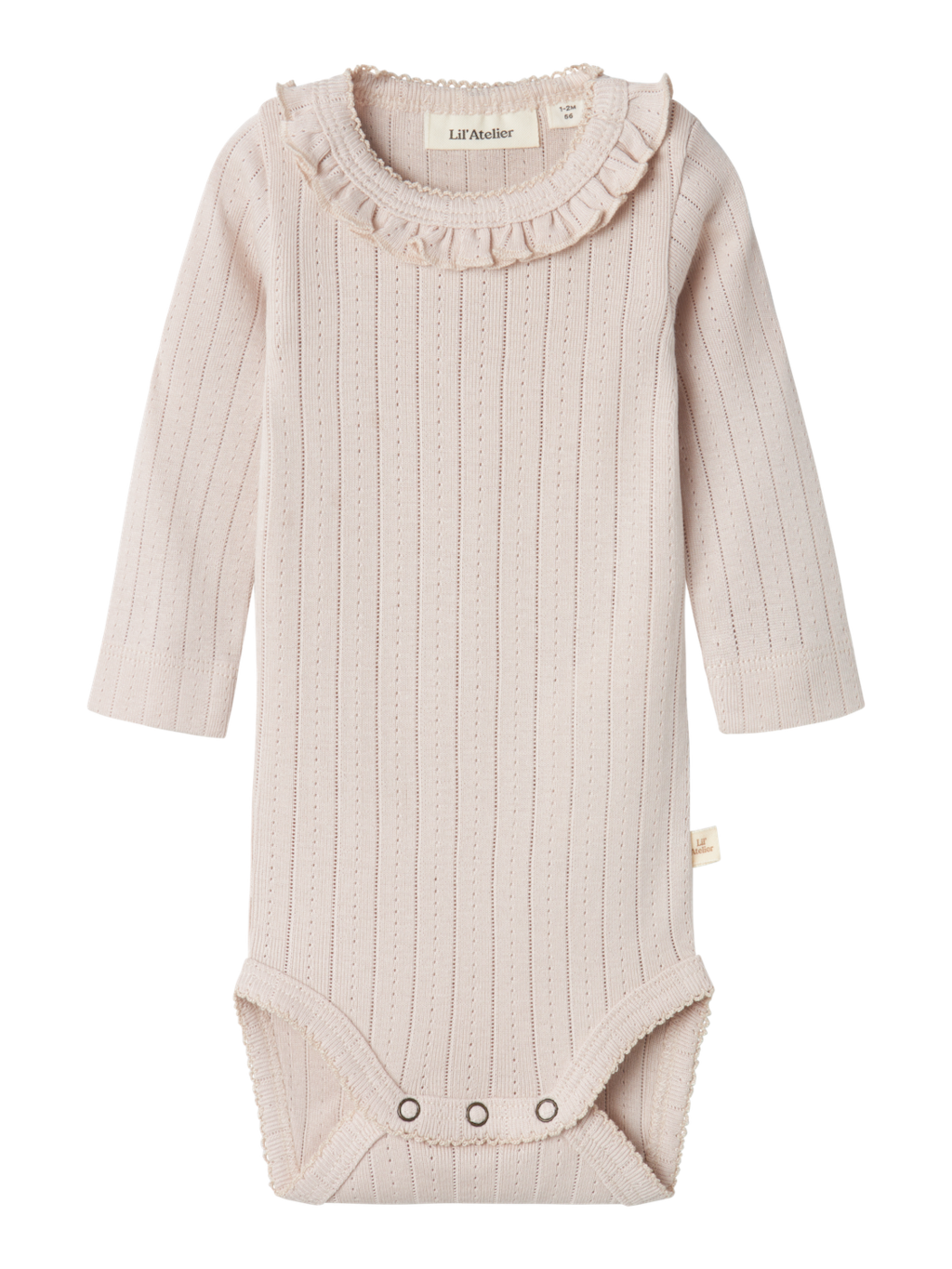 Lil' Atelier BABY RACHEL NIS LS SLIM BODY NOOS - Gray Morn