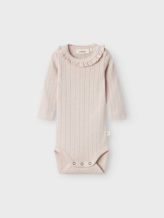 Lil' Atelier BABY RACHEL NIS LS SLIM BODY NOOS - Gray Morn