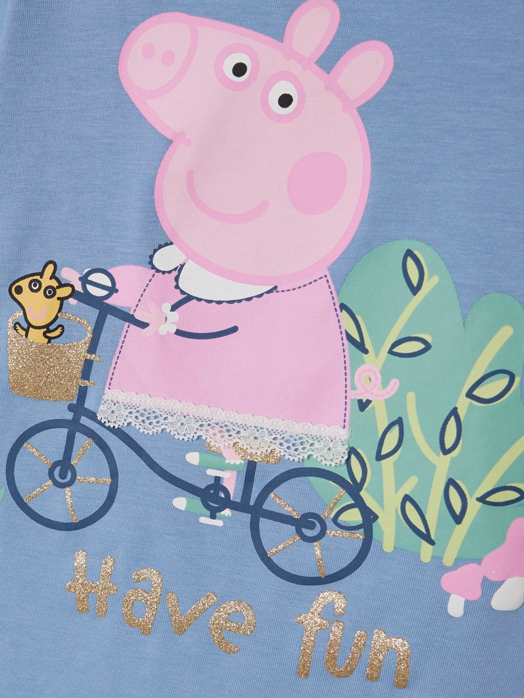 name it mini JASMINE PEPPA PIG SS TOP - Endless Sky - Torgunns Barneklær AS