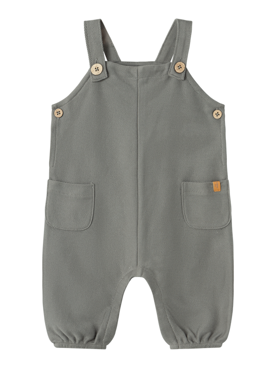 Lil' Atelier Baby KALEO LOOSE OVERALL - Pewter