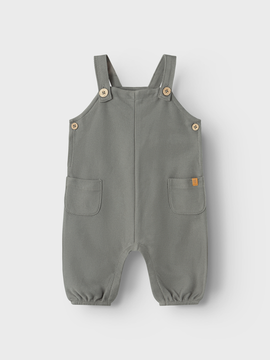 Lil' Atelier Baby KALEO LOOSE OVERALL - Pewter