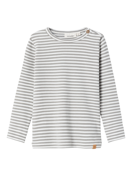 Lil' Atelier Mini GAGO KRE LS SLIM TOP NOOS - Limestone