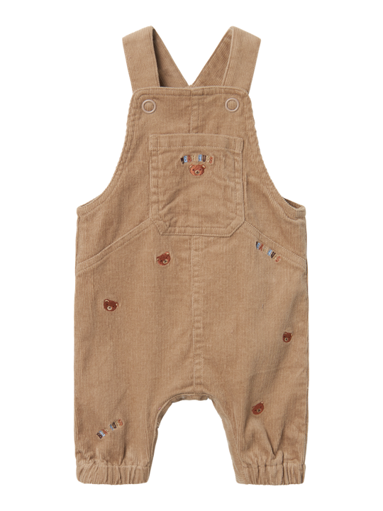 name it baby OLLIE REG CORD OVERALL - Weathered Teak