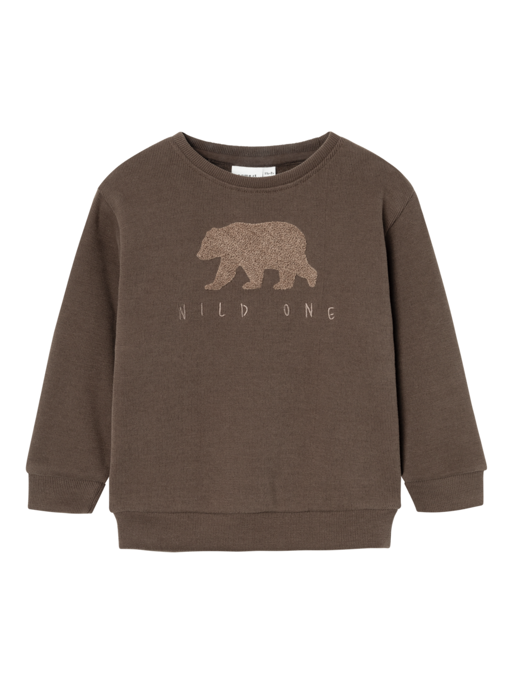 name it mini OBEAR NREG SWEAT UNB - Bracken