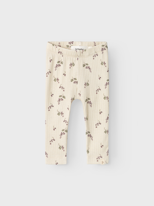 Lil' Atelier Baby GIO BIE SLIM LEGGING - Birch Berries