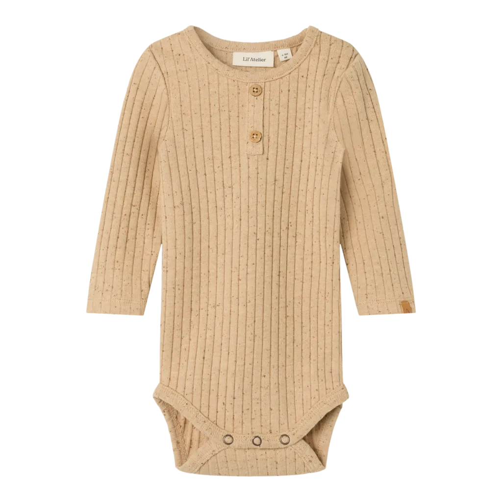 Lil' Atelier Baby OMILO LS NREG BODY - Irish Cream