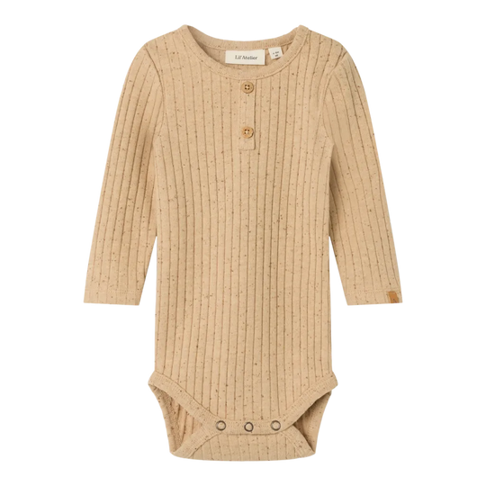 Lil' Atelier Baby OMILO LS NREG BODY - Irish Cream