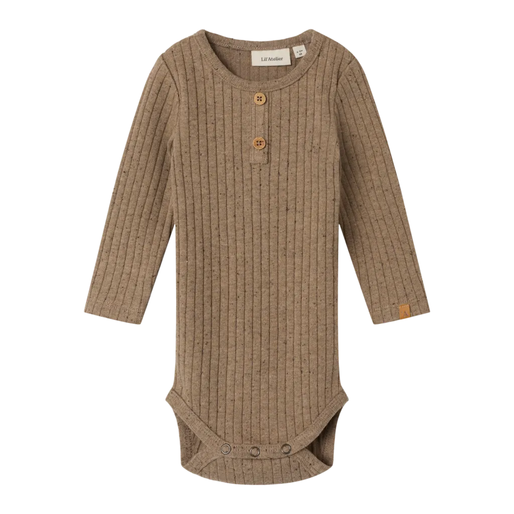 Lil' Atelier Baby OMILO LS NREG BODY - Sepia Tint