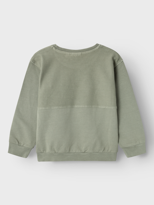 Lil' Atelier Mini OMADS LS NREG SWEAT - Seagrass