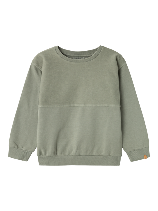 Lil' Atelier Mini OMADS LS NREG SWEAT - Seagrass