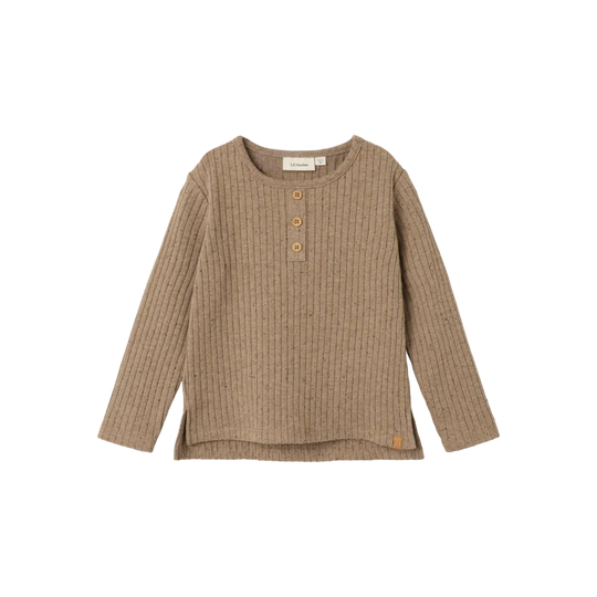 Lil' Atelier Mini OMILO LS TOP - Sepia Tint