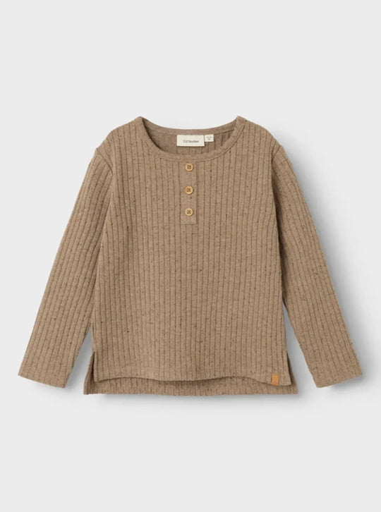 Lil' Atelier Mini OMILO LS TOP - Sepia Tint