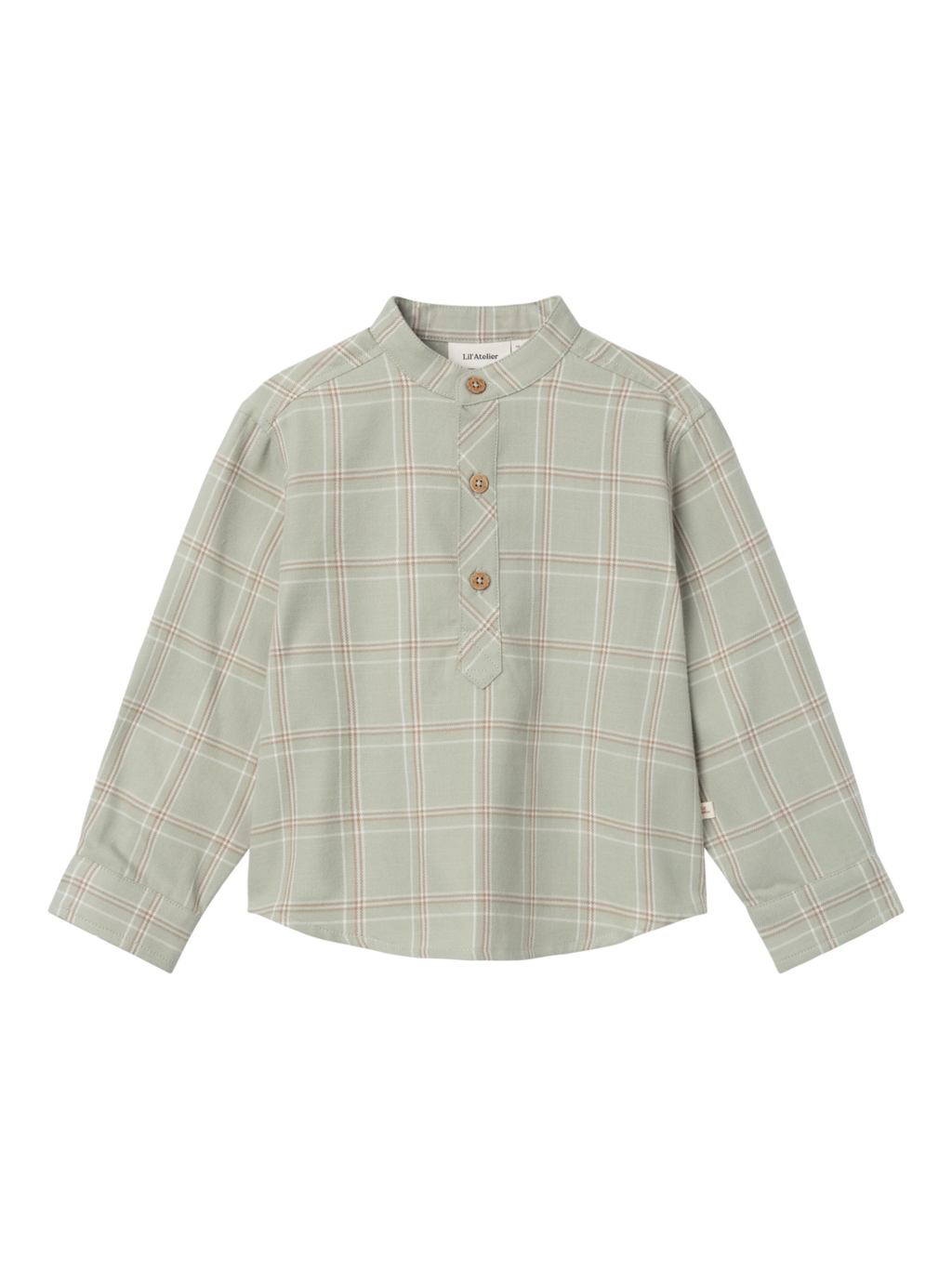 Lil' Atelier Mini ODO LS NREG SHIRT - Seagrass