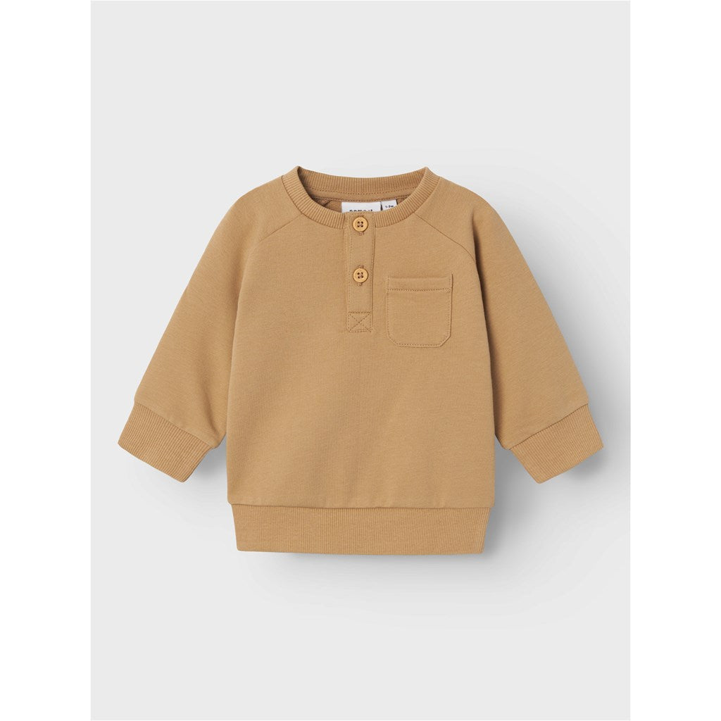 name it baby TYCAN LS SWEAT - Tannin - Torgunns Barneklær AS