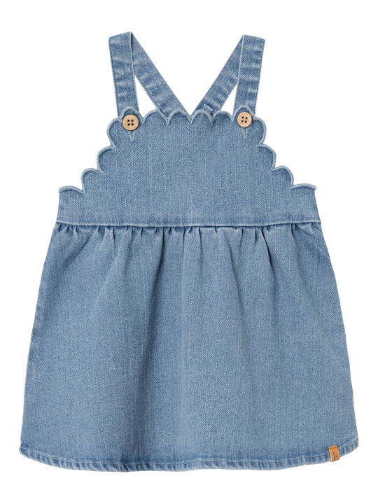 Lil' Atelier Baby OKAJA DENIM SKIRTALL - Medium Blue Denim