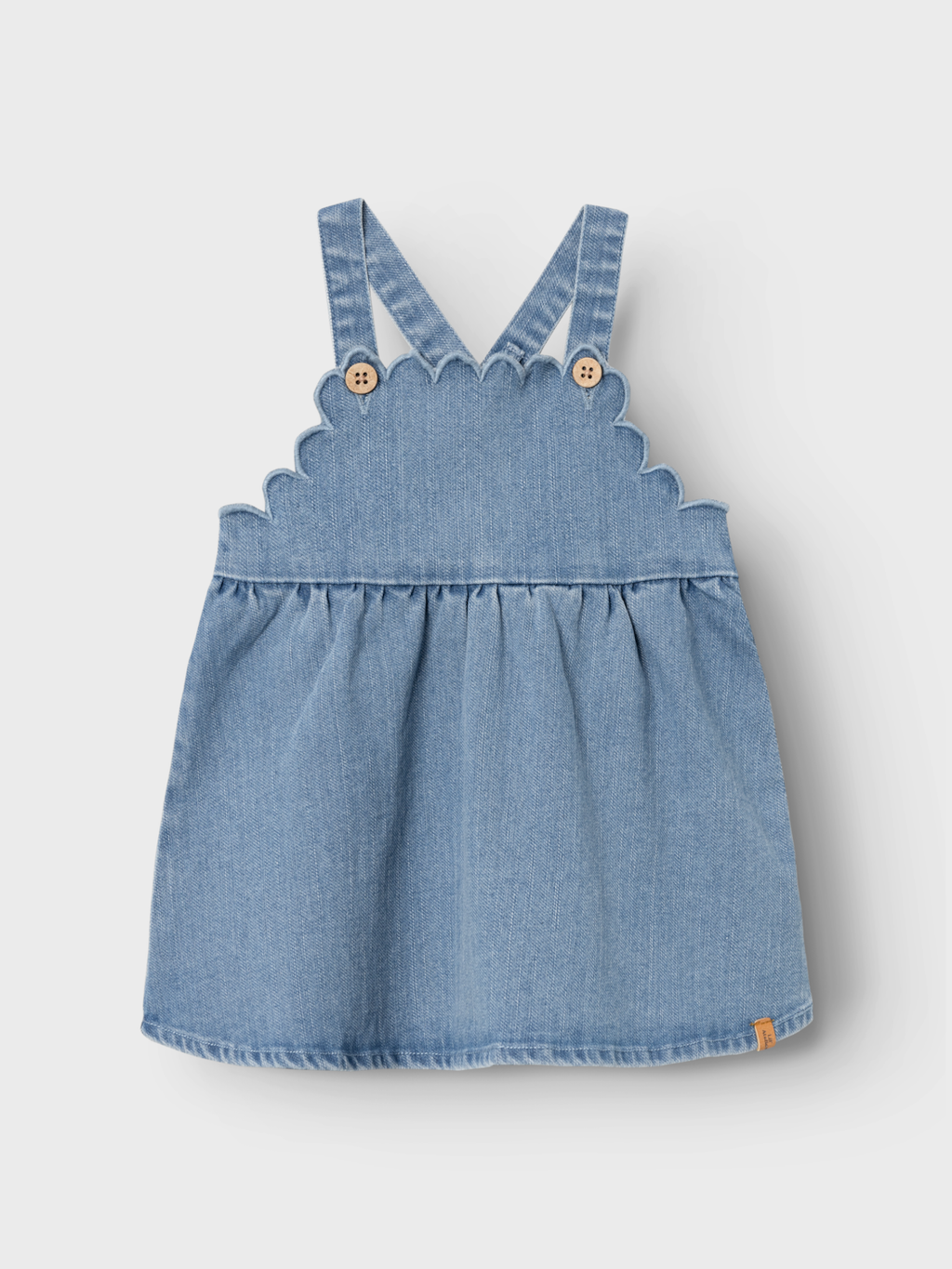 Lil' Atelier Baby OKAJA DENIM SKIRTALL - Medium Blue Denim