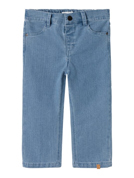 Lil' Atelier Mini ROME LOOSE OKAJA JEANS - Medium Blue Denim