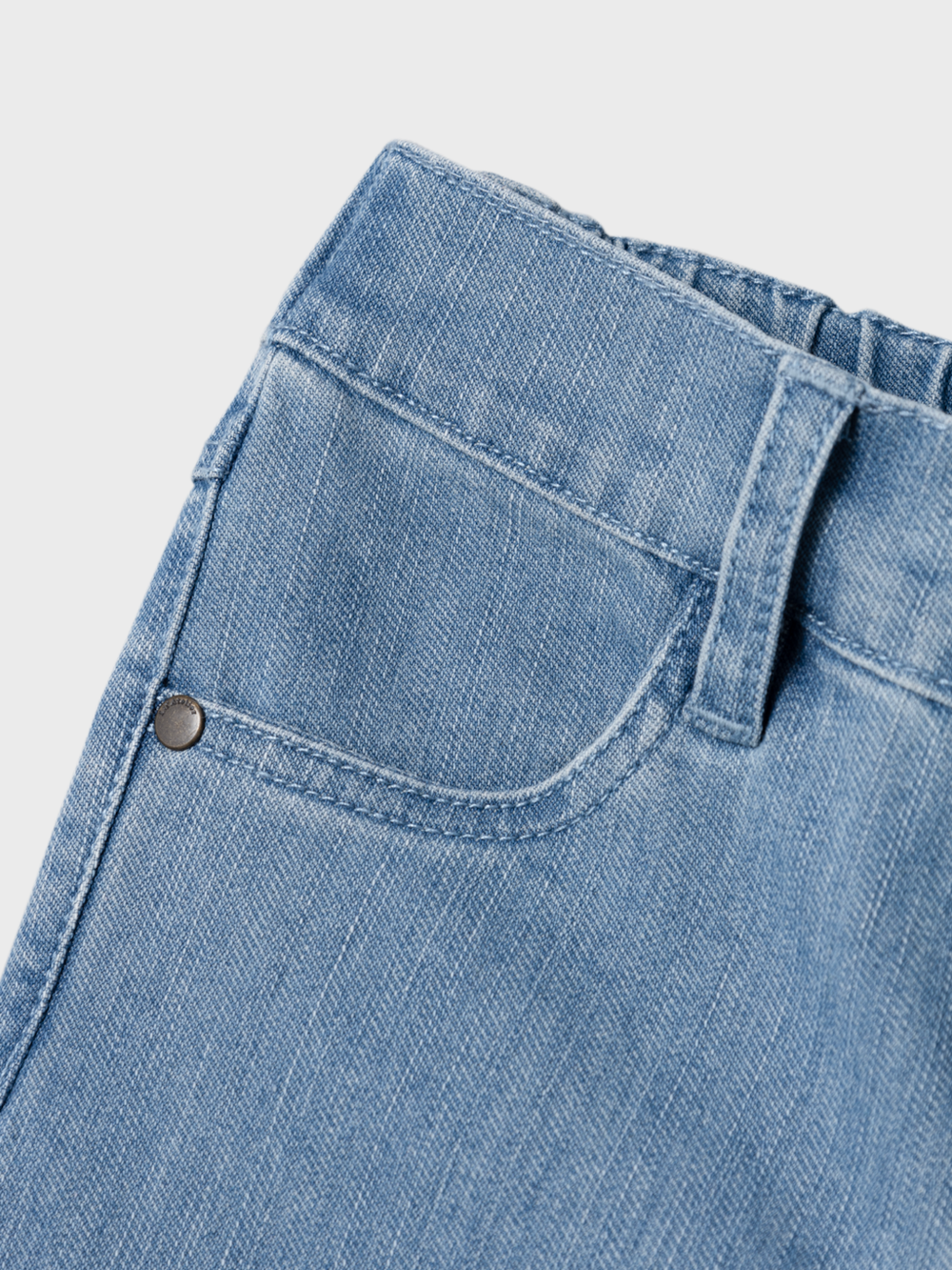 Lil' Atelier Mini ROME LOOSE OKAJA JEANS - Medium Blue Denim