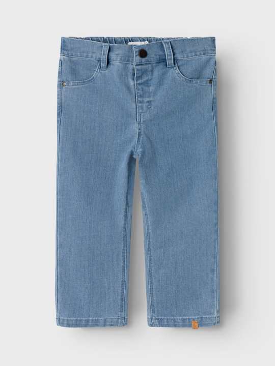 Lil' Atelier Mini ROME LOOSE OKAJA JEANS - Medium Blue Denim