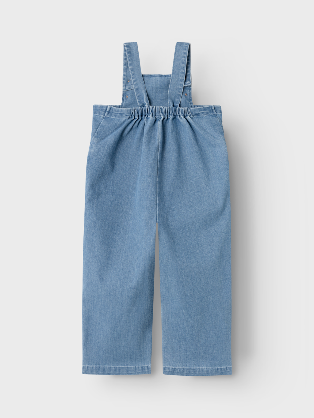 Lil' Atelier Mini OKAJA LOOSE DENIM OVERALL - Medium Blue Denim