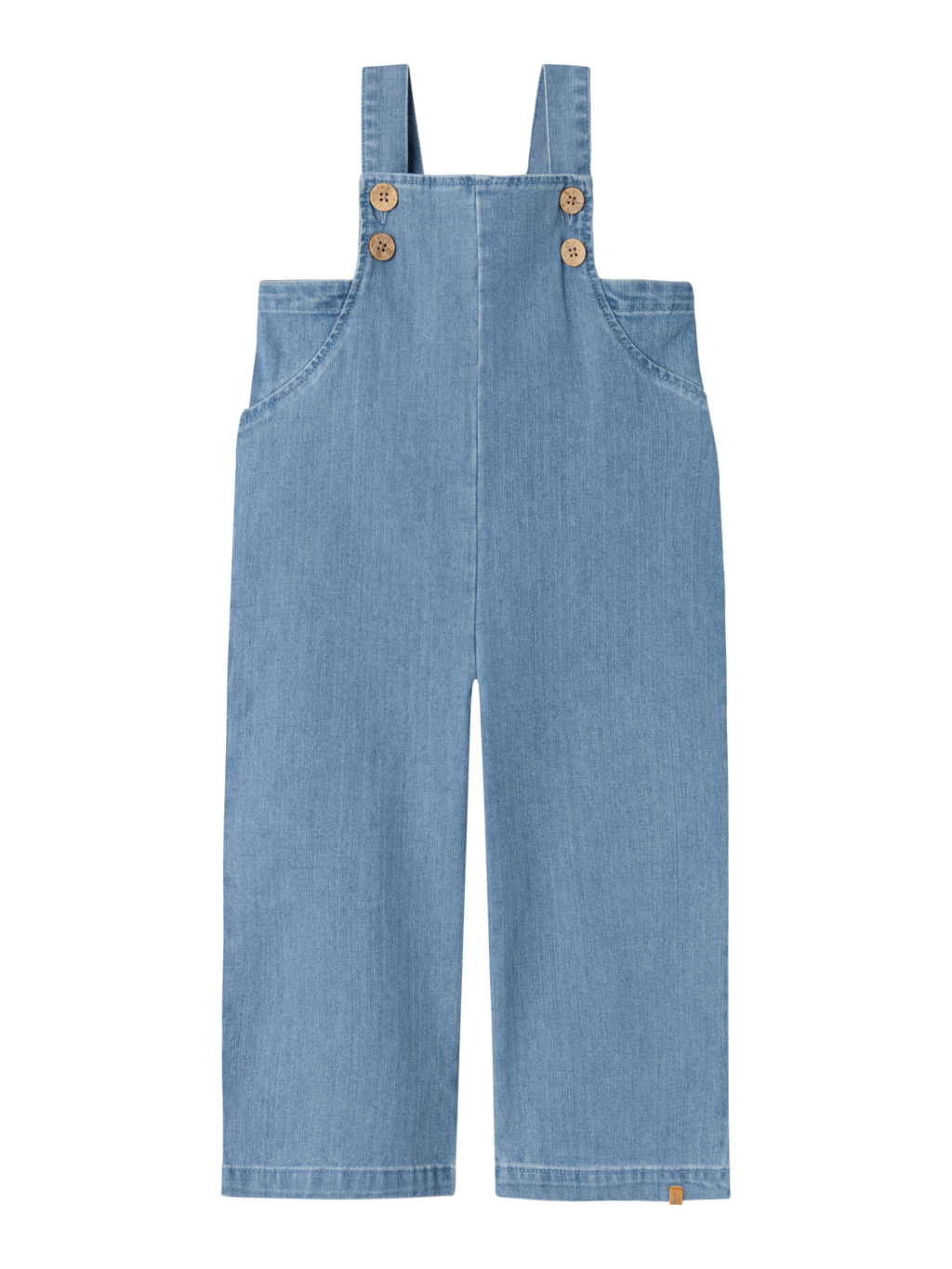 Lil' Atelier Mini OKAJA LOOSE DENIM OVERALL - Medium Blue Denim