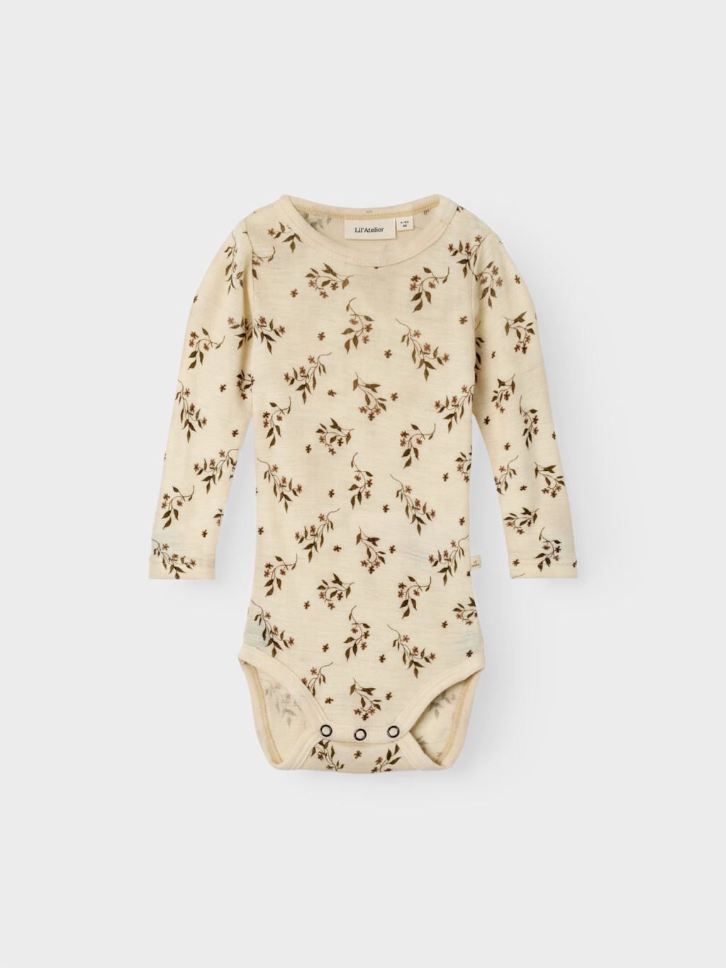 Lil' Atelier Baby NIMO LS SLIM WO/MO BODY AOP - Sandshell