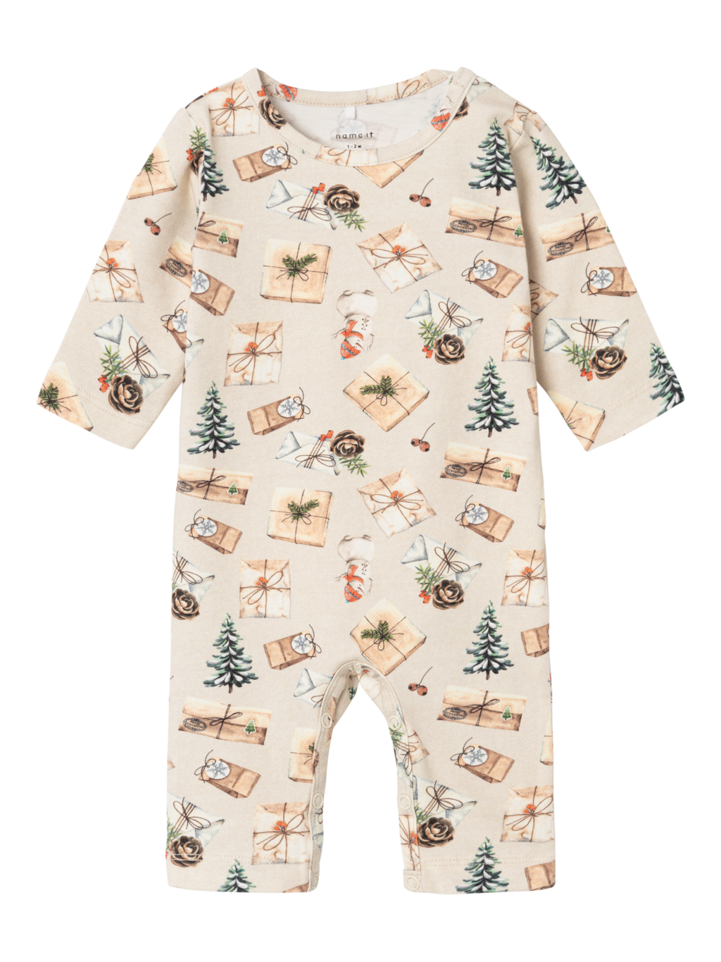 name it baby ROCCOS NIGHT SUIT - Peyote Melange