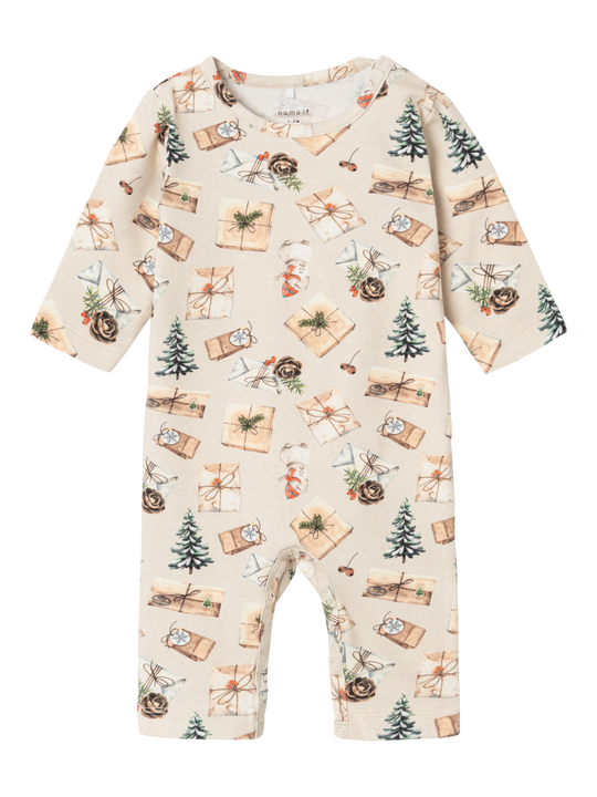 name it baby ROCCOS NIGHT SUIT - Peyote Melange